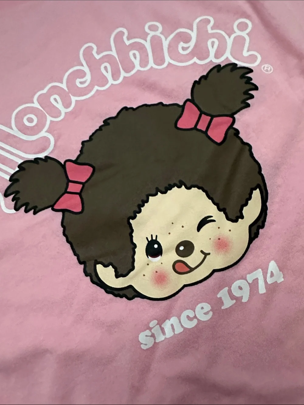 Monchhichi Pink Graphic Short Sleeve Tee - Picture 4 of 4